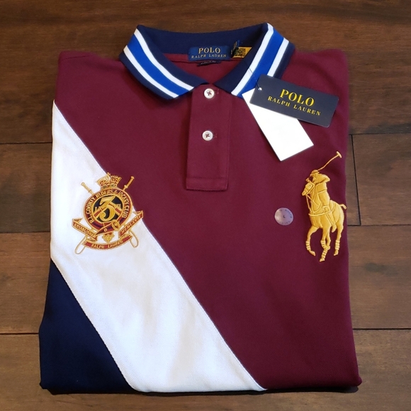 Vintage Polo Ralph Lauren County Riders & Jockey Club Polo Shirt Size XL